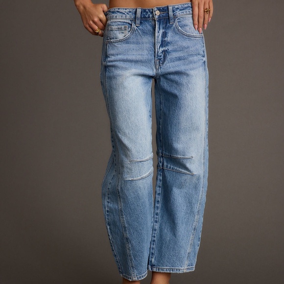 NWT 12th Tribe Muse Barrel Denim Jeans Size 25 - Picture 3 of 3